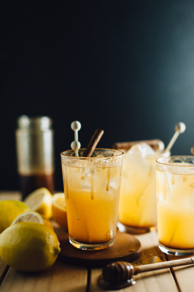 Spiced Honey and Citrus Cocktails with #MixedWithTrop